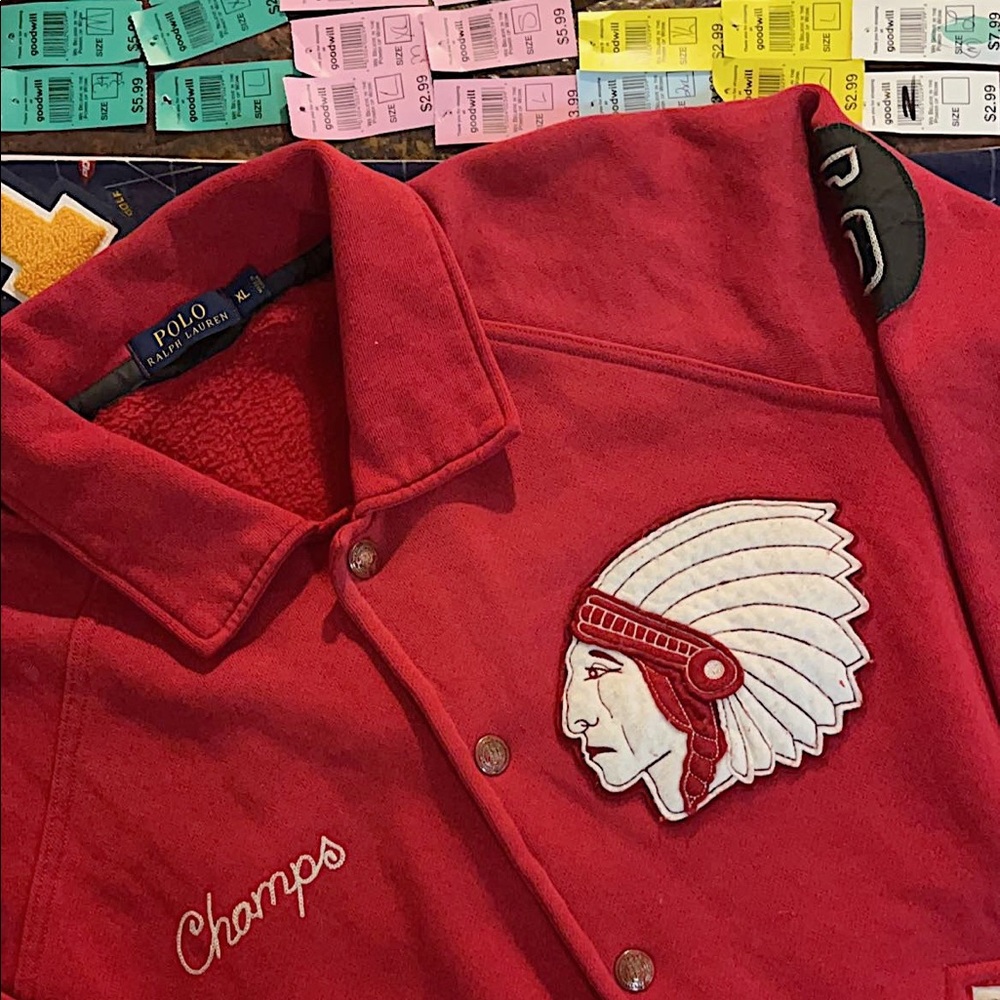 Polo Indian-Themed Varsity Jacket
